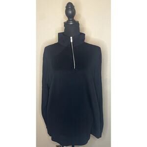 Peter Millar Black 3/4 zip Size L